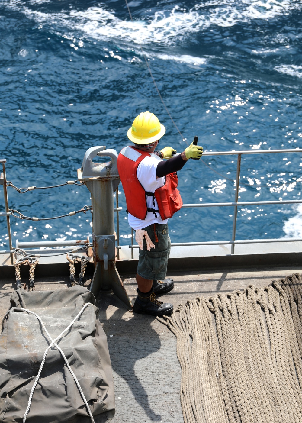 USNS Medgar Evers (T-AKE 13) Underway