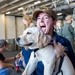 USS George H.W. Bush Puppies on the Pier