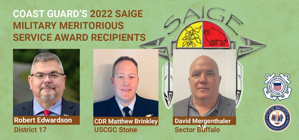 Coast Guard Announces 2022 SAIGE Award Recipients