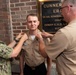 Musician 1st Class Franklin Silva and Musician 1st Class Nicholas Halbig are pinned upon arrival at U.S. Navy Band