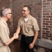 Musician 1st Class Franklin Silva and Musician 1st Class Nicholas Halbig are pinned upon arrival at U.S. Navy Band