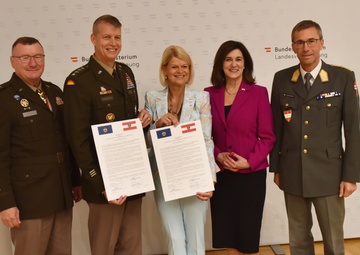 Vermont National Guard Signs Letter of Intent with the Republic of Austria