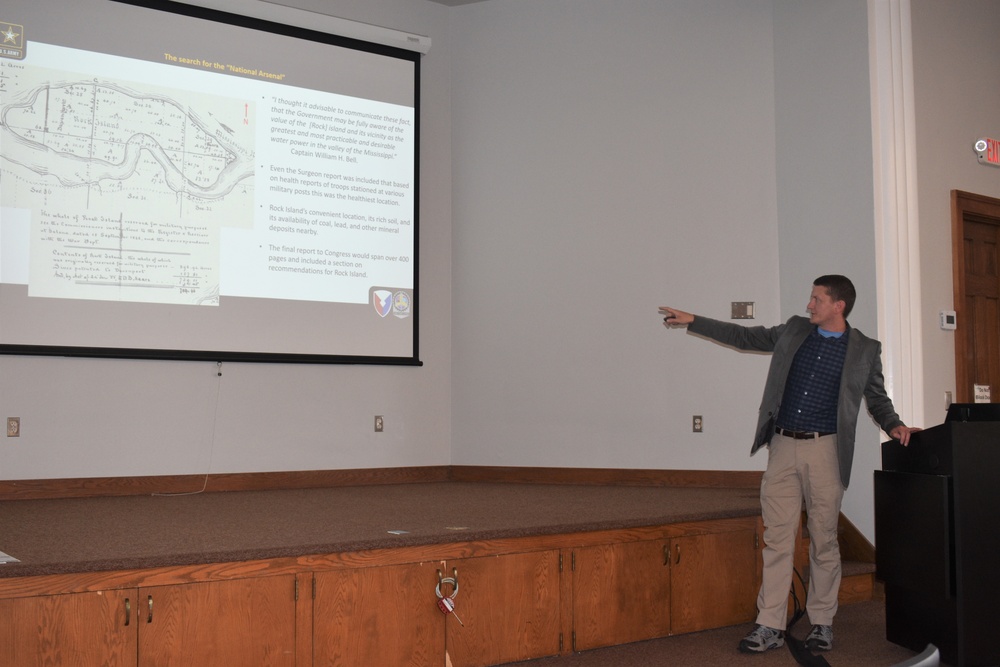 Historian makes presentation on RIA’s establishment