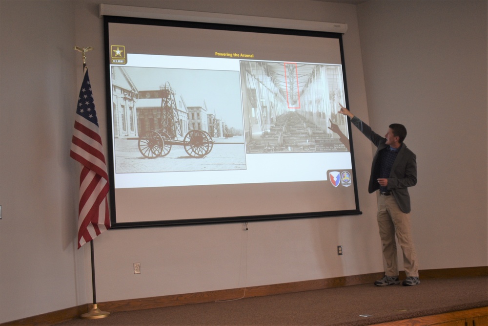Historian makes presentation on RIA’s establishment
