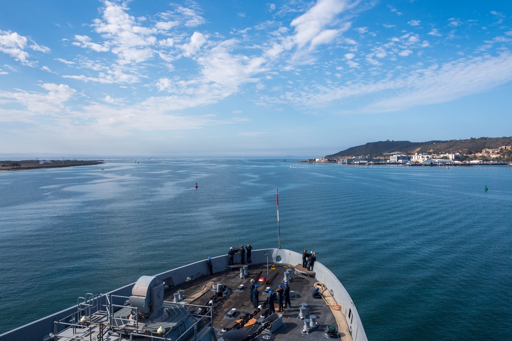 USS Portland (LPD 27) Departs San Diego for RIMPAC 2022