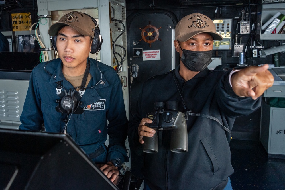 USS Portland (LPD 27) Departs San Diego for RIMPAC 2022