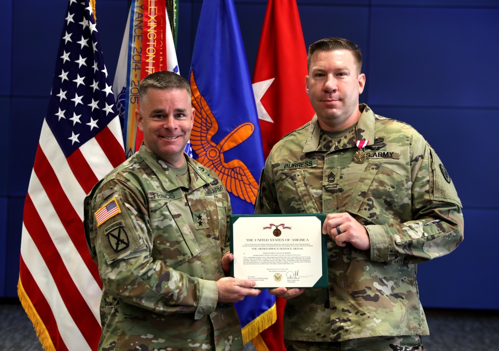 SFC Burress Award Ceremony