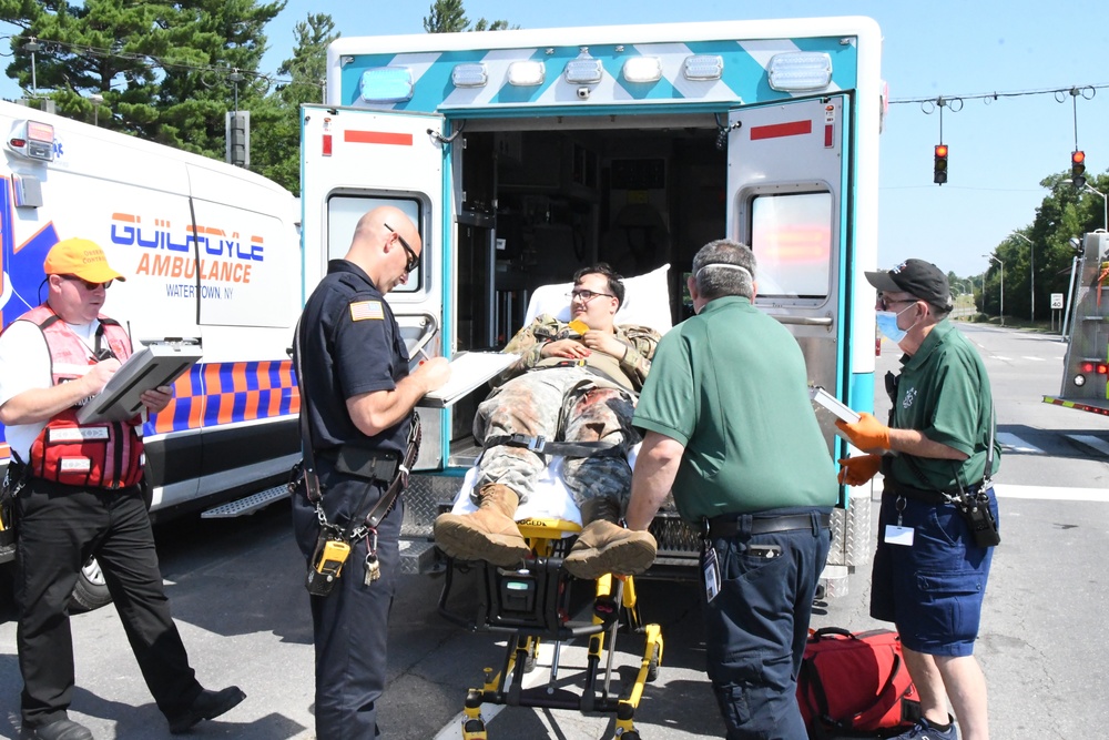 Annual full-scale exercise tests emergency response of Fort Drum, community partners