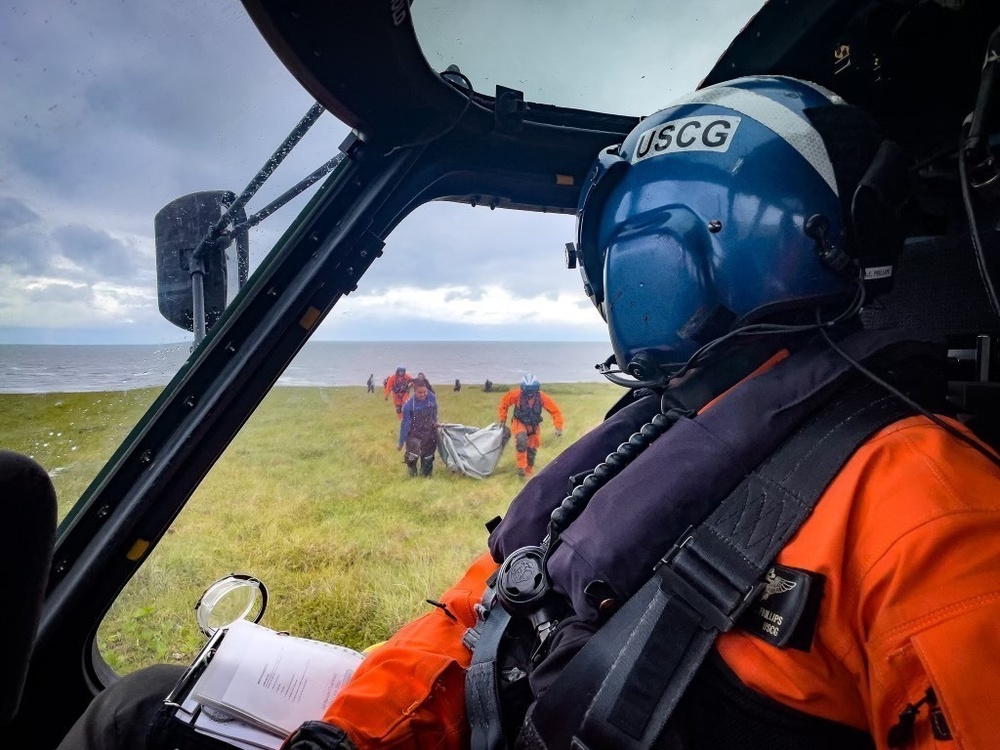 Coast Guard assists 8 overdue boaters near Baldwin Peninsula, Alaska