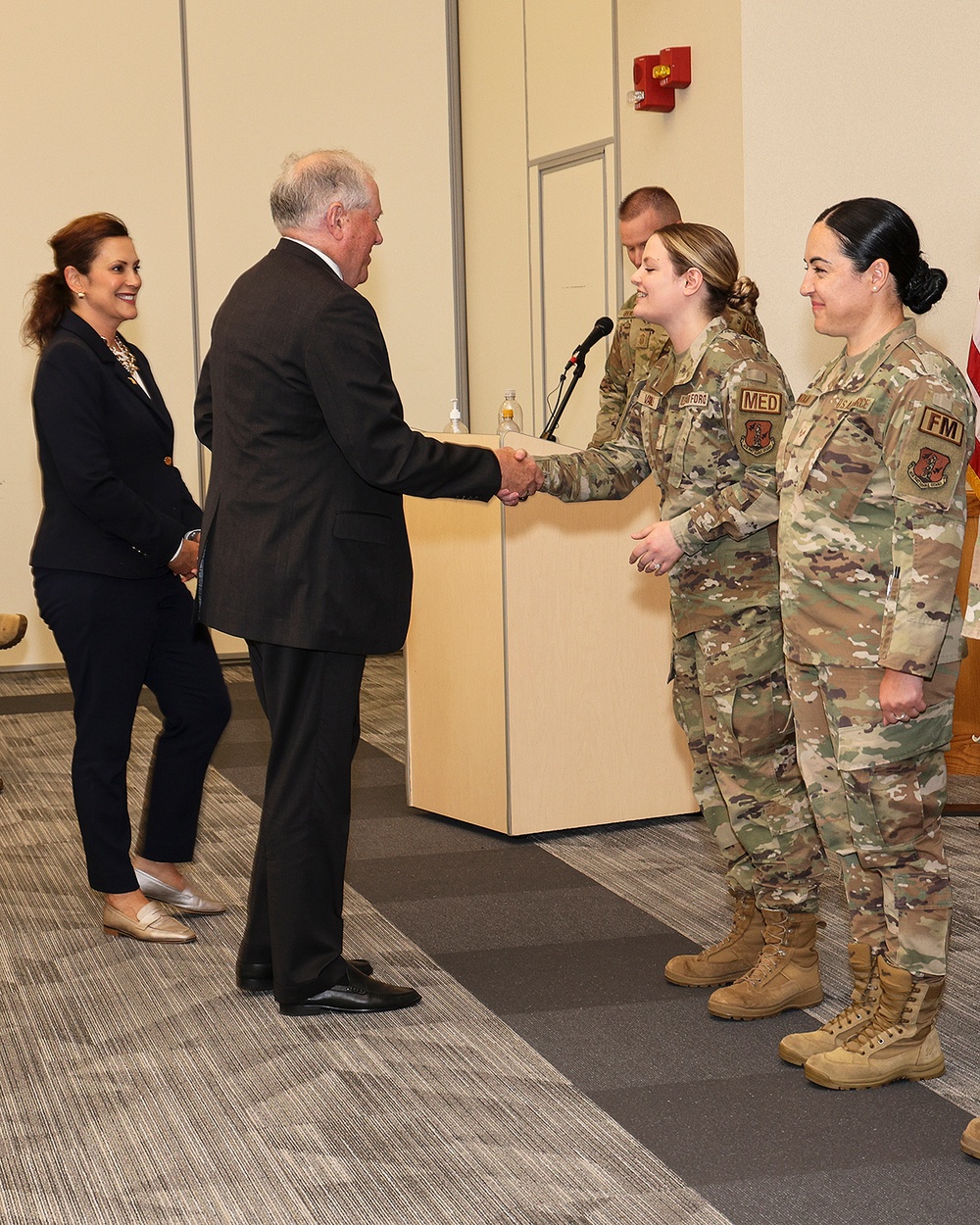Secretary of the Air Force Frank Kendall visits Selfridge