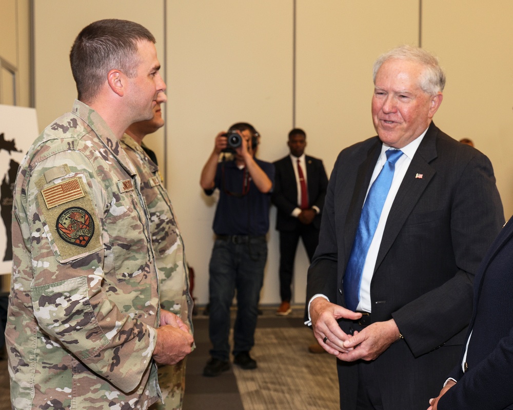 Secretary of the Air Force Frank Kendall visits Selfridge