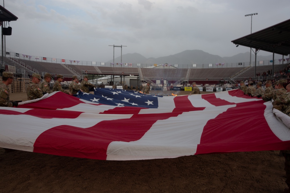 Utah National Guard supports the 24th annual Spanish Fork Flag Retirement Ceremony