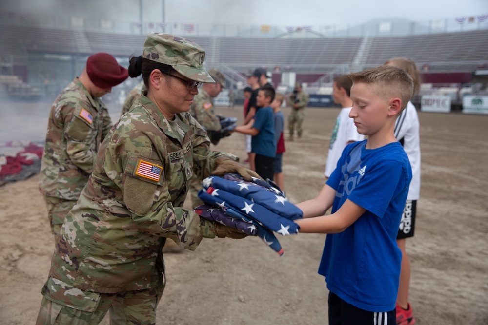 Utah National Guard supports the 24th annual Spanish Fork Flag Retirement Ceremony