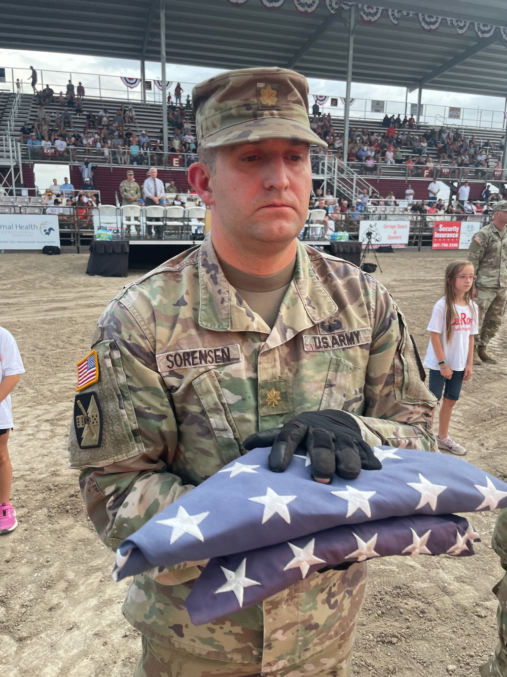 Utah National Guard supports the 24th annual Spanish Fork Flag Retirement Ceremony