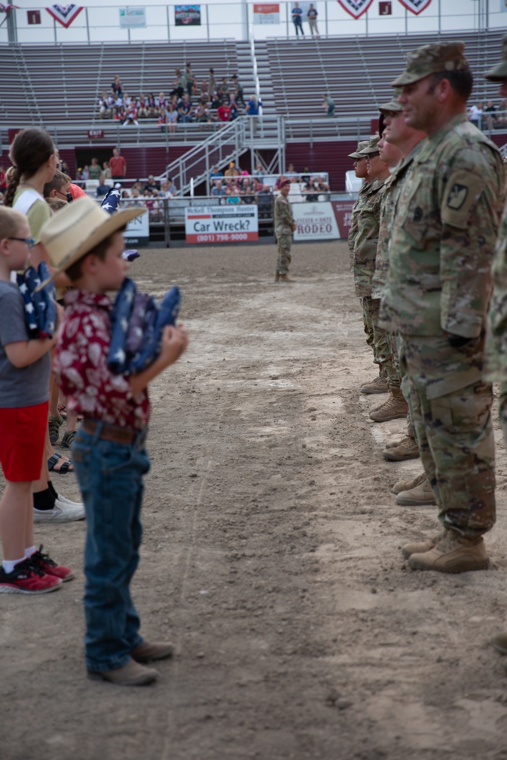 Utah National Guard supports the 24th annual Spanish Fork Flag Retirement Ceremony