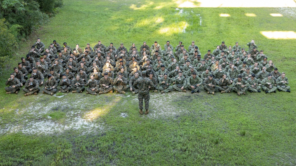 NROTC: Midshipmen Helicopter Rope Suspension Training