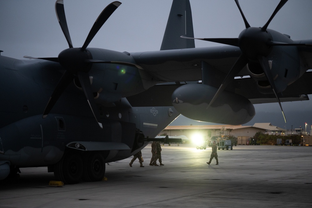 AC-130J Gunships perform 1st live-fire training at RIMPAC 2022