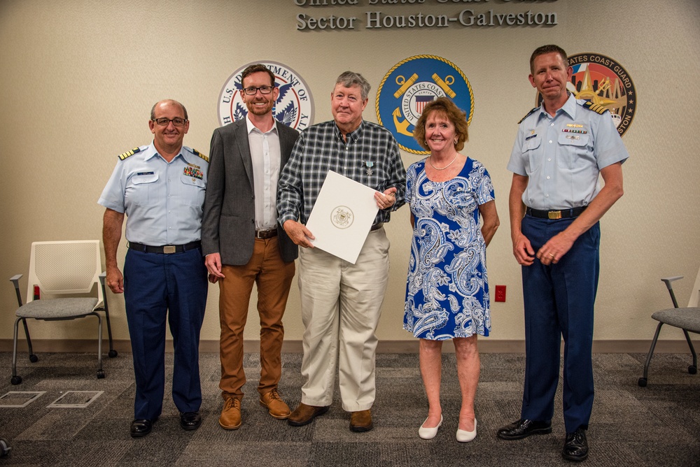 Coast Guard recognizes liquefied natural gas expert for supporting marine safety, homeland security