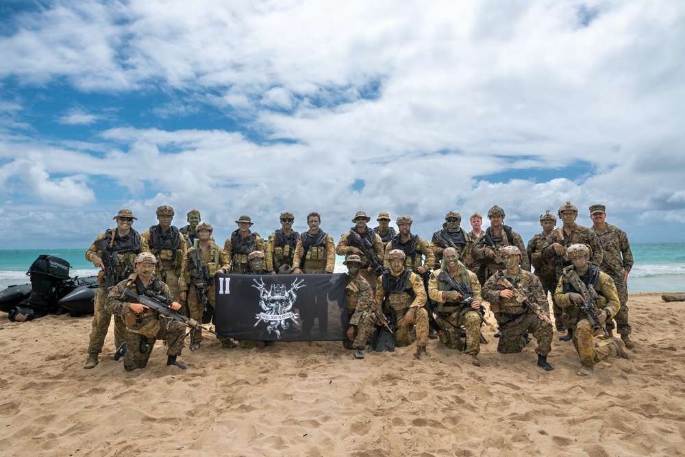 Group photo of Australian Soldiers assigned to 2nd Battalion, Royal Australian Regiment