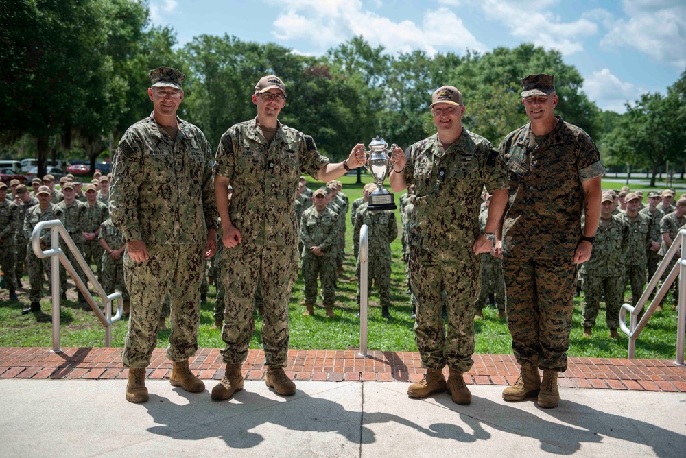 USSTRATCOM Presents USS Alaska (SSBN 732) With Omaha Trophy