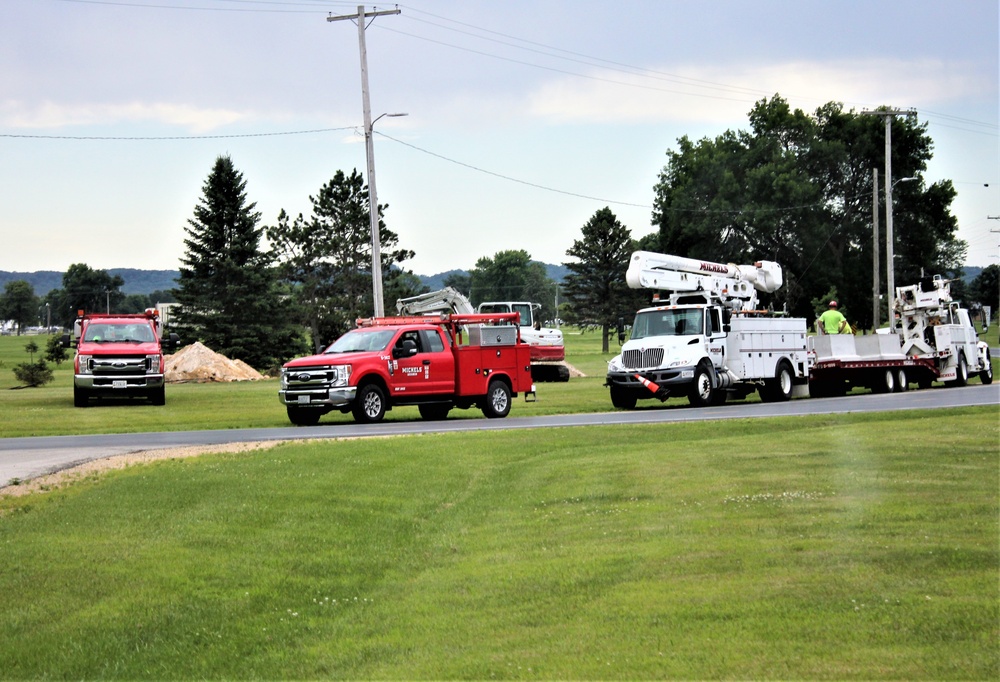 Work continues to upgrade Fort McCoy’s power grid to Wye Electrical System