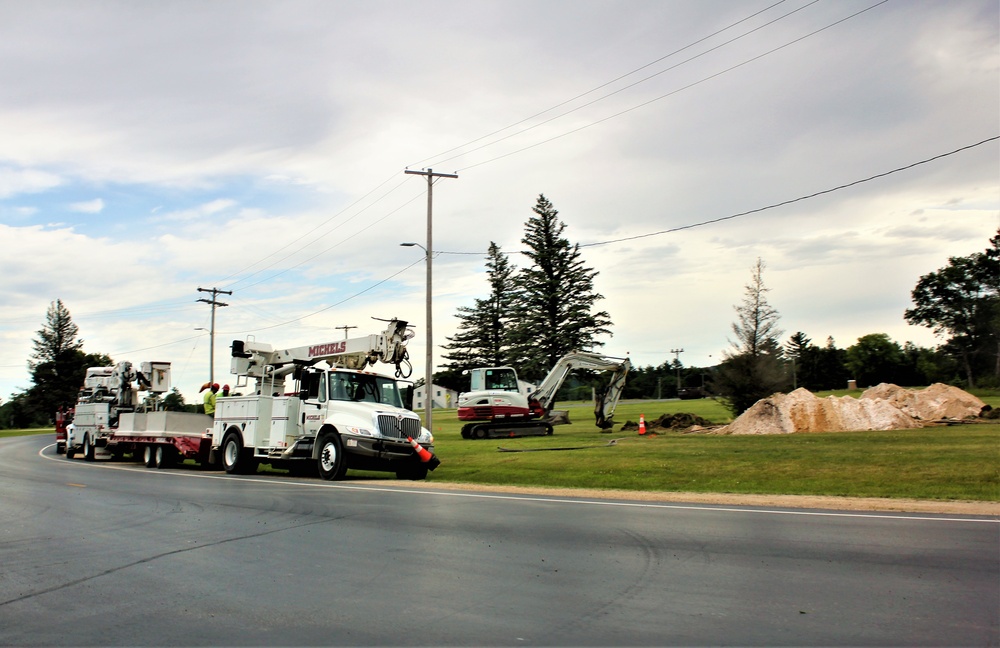 Work continues to upgrade Fort McCoy’s power grid to Wye Electrical System