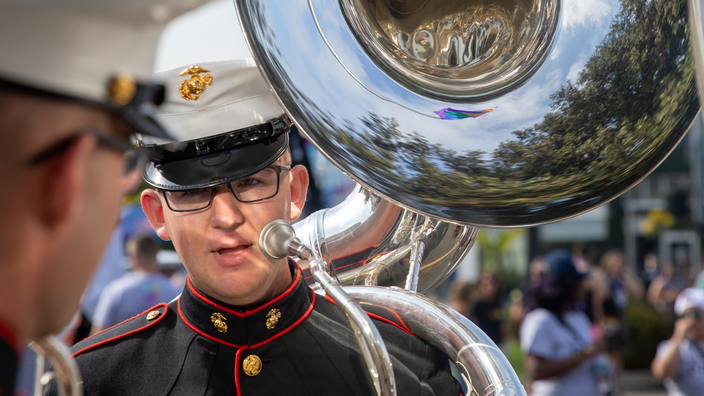 San Diego Band Pride Parade Performance