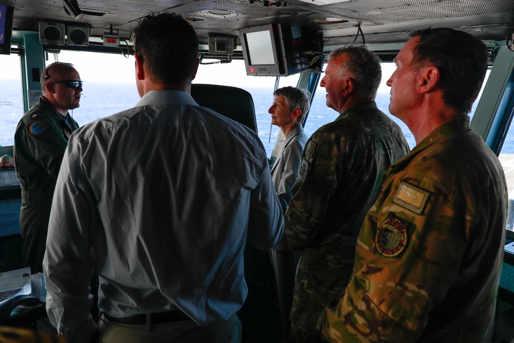 Multinational Leaders Visit USS Abraham Lincoln During RIMPAC 2022
