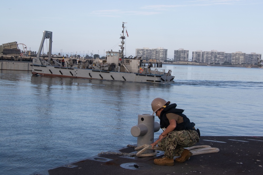 ACB 1 conducts Floating Causeway training