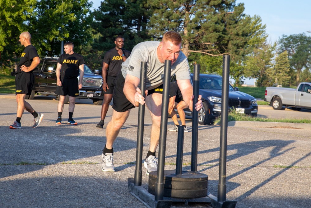 U.S. Army Brig. Gen. Christopher G. Beck Visits 1st Infantry Division