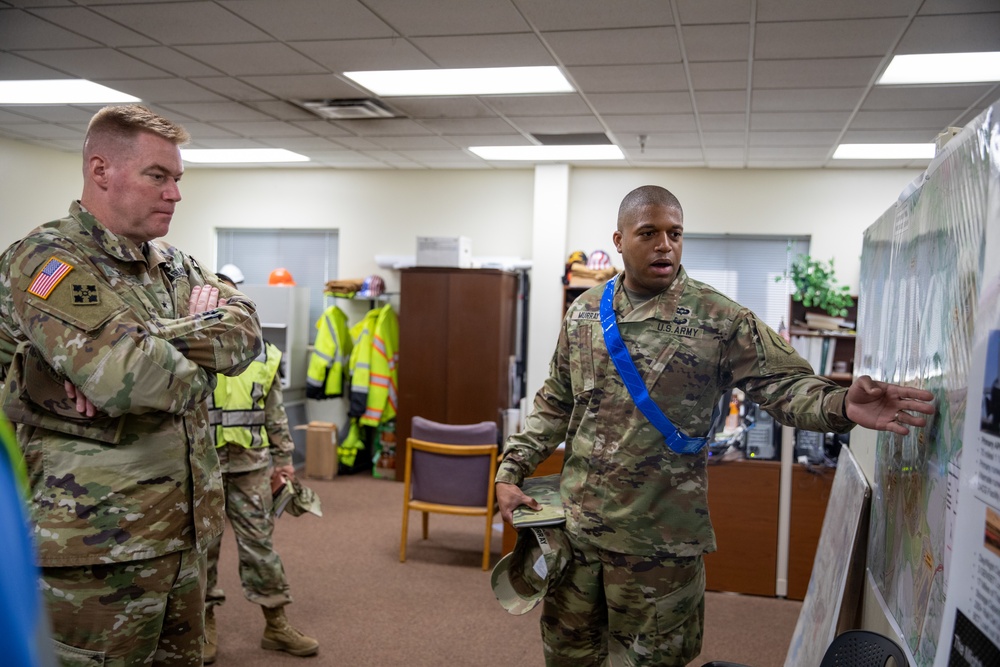 U.S. Army Brig. Gen. Christopher G. Beck Visits 1st Infantry Division