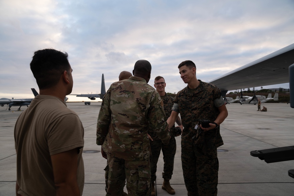 Marines and Airmen participate in joint-force collaboration