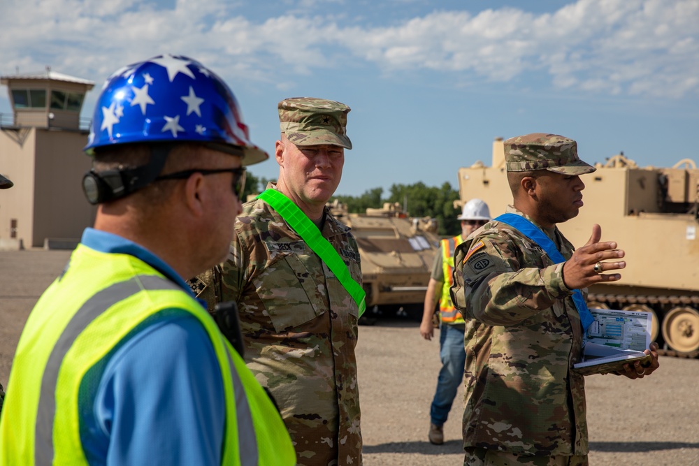 U.S. Army Brig. Gen. Christopher G. Beck Visits 1st Infantry Division