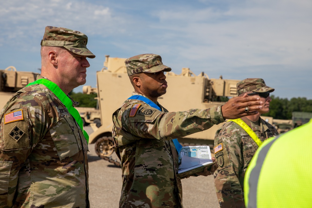 U.S. Army Brig. Gen. Christopher G. Beck Visits 1st Infantry Division