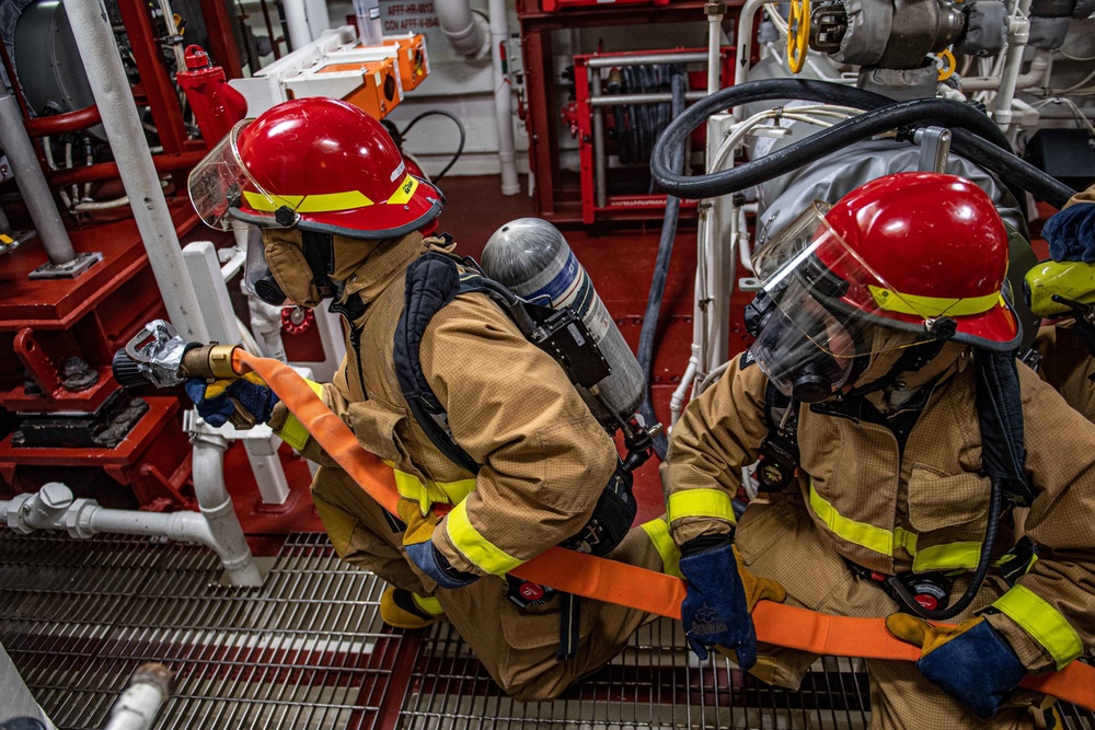 USS Michael Monsoor Conducts General Quarters Drill During RIMPAC 2022