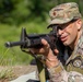 Maj. Sterling Broadhead checks his sight picture