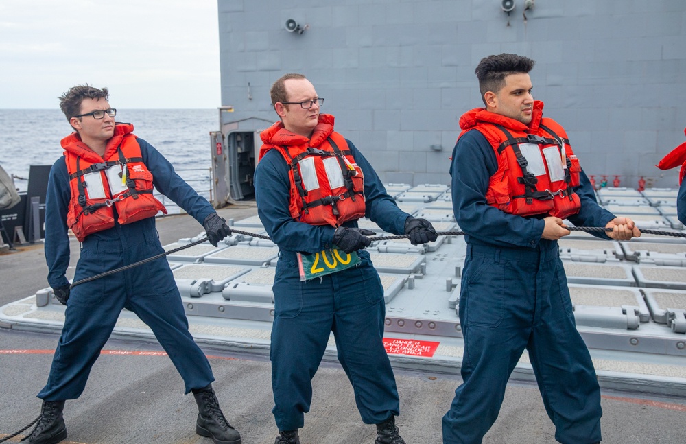 USS Antietam (CG 54) Fueling-At-Sea