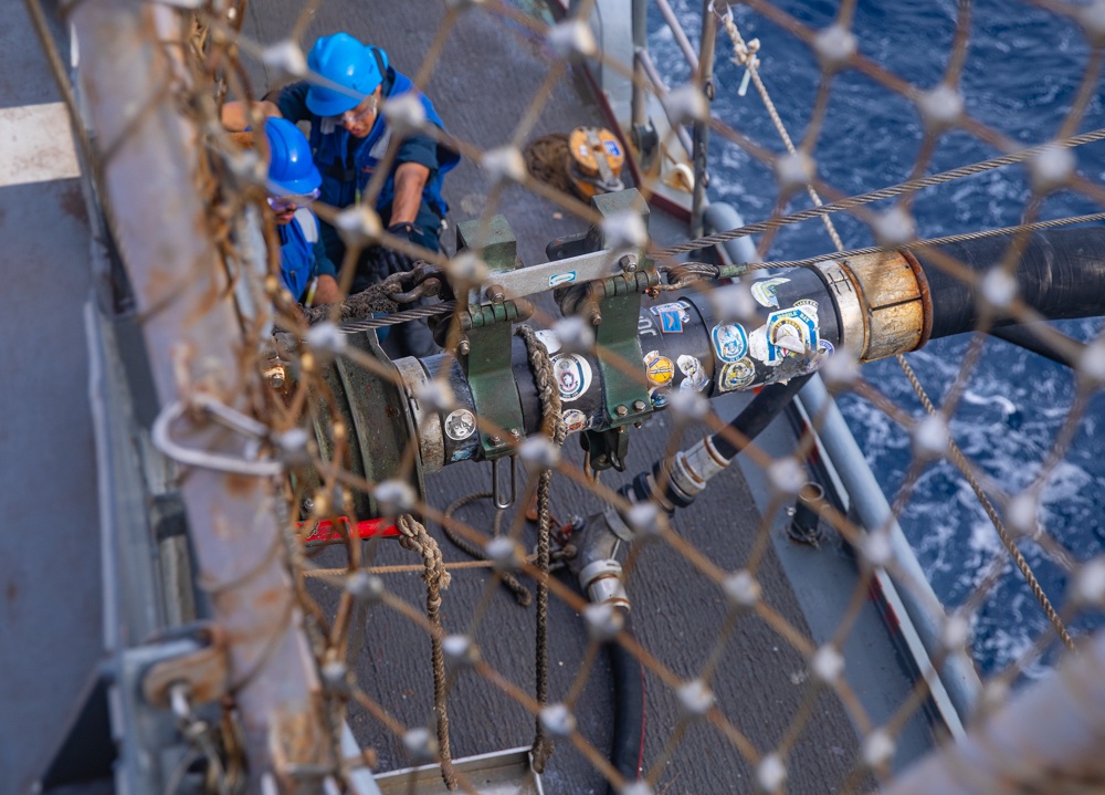 USS Antietam (CG 54) Fueling-At-Sea