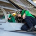 Abraham Lincoln Sailors conduct aircraft maintenance