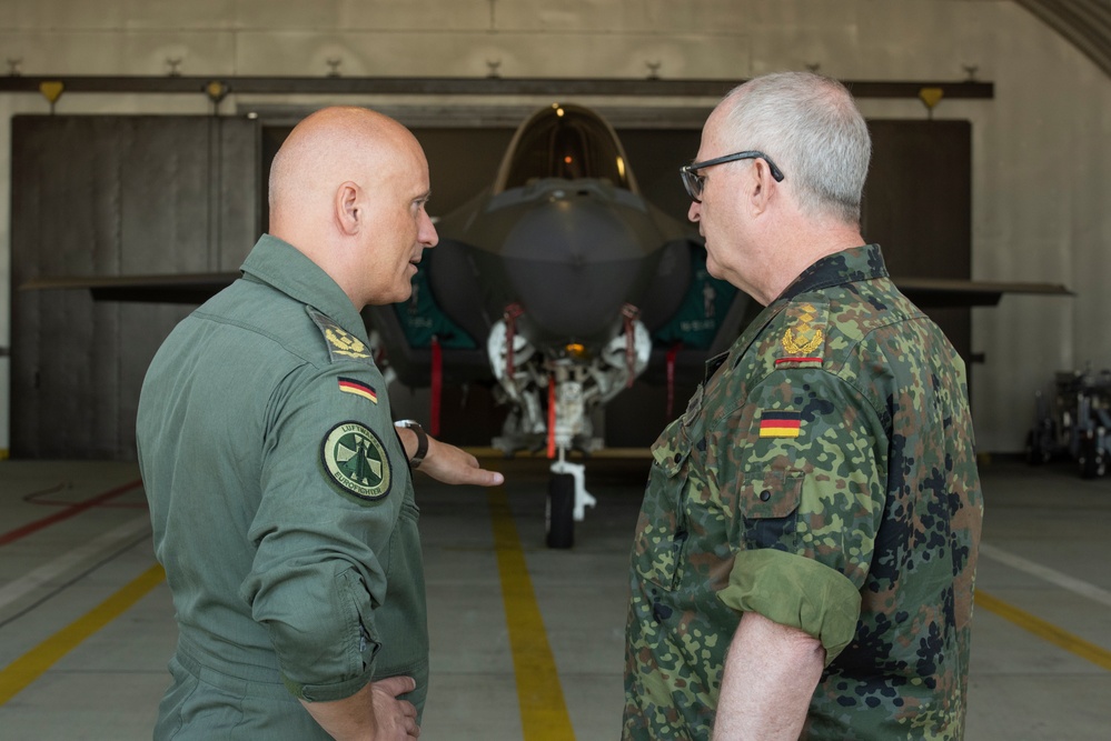 Gen. Loh and German Gen. Eberhard Zorn visit Spangdahlem AB