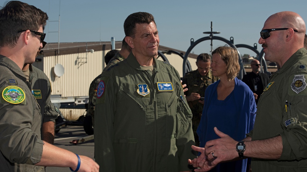 Gen. Loh and German Gen. Eberhard Zorn visit Spangdahlem AB