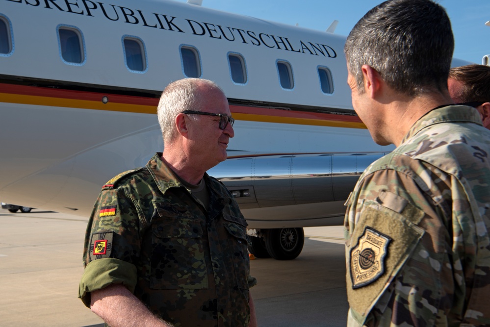Gen. Loh and German Gen. Eberhard Zorn visit Spangdahlem AB