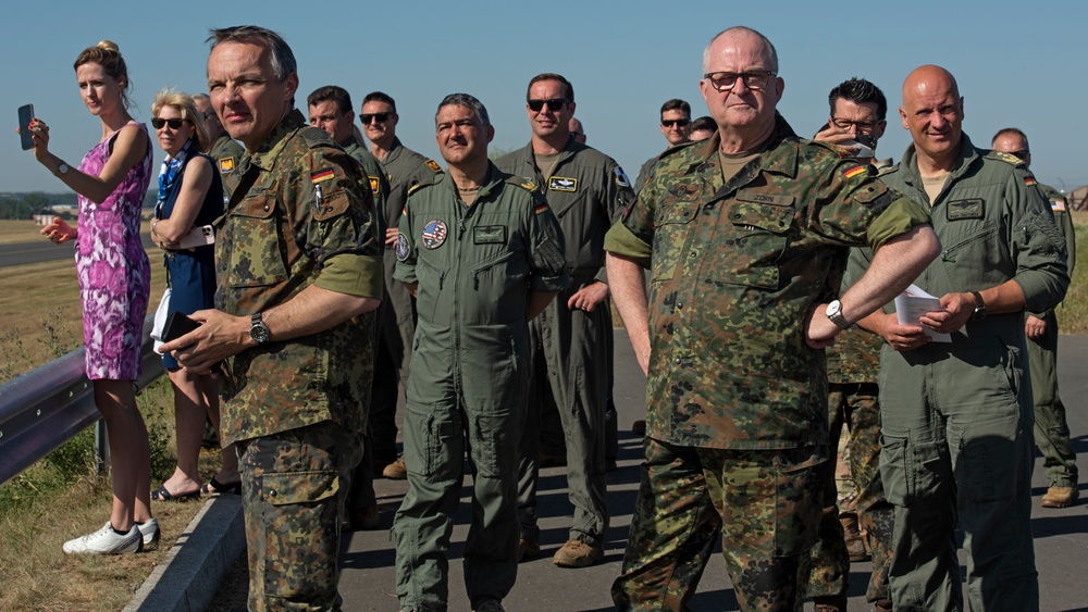 Gen. Loh and German Gen. Eberhard Zorn visit Spangdahlem AB