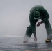 USS America (LHA 6) Sailors Conduct Counter Measure Wash Down