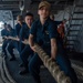 Sailors Heave In Line