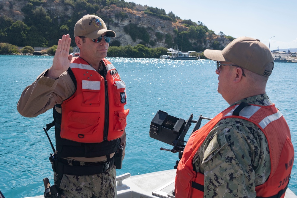 DVIDS Images Reenlistments at NSA Souda Bay [Image 1 of 3]