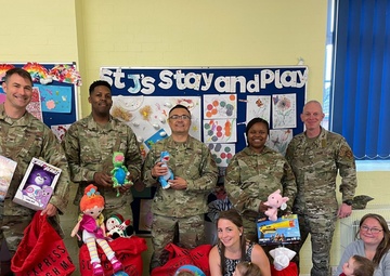 Mildenhall First Sergeants Host "Christmas in July"