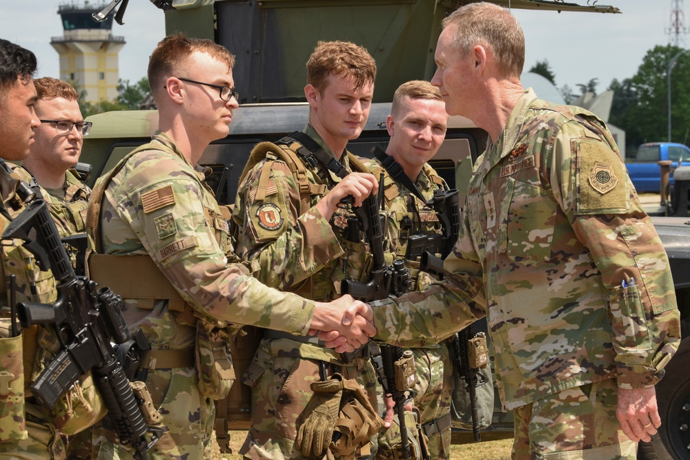 Honorable Rosenblum Visits Aviano Air Base