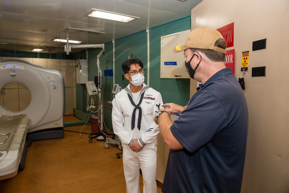 U.S. Ambassador to the Republic of Palau Tours USNS Mercy During PP22