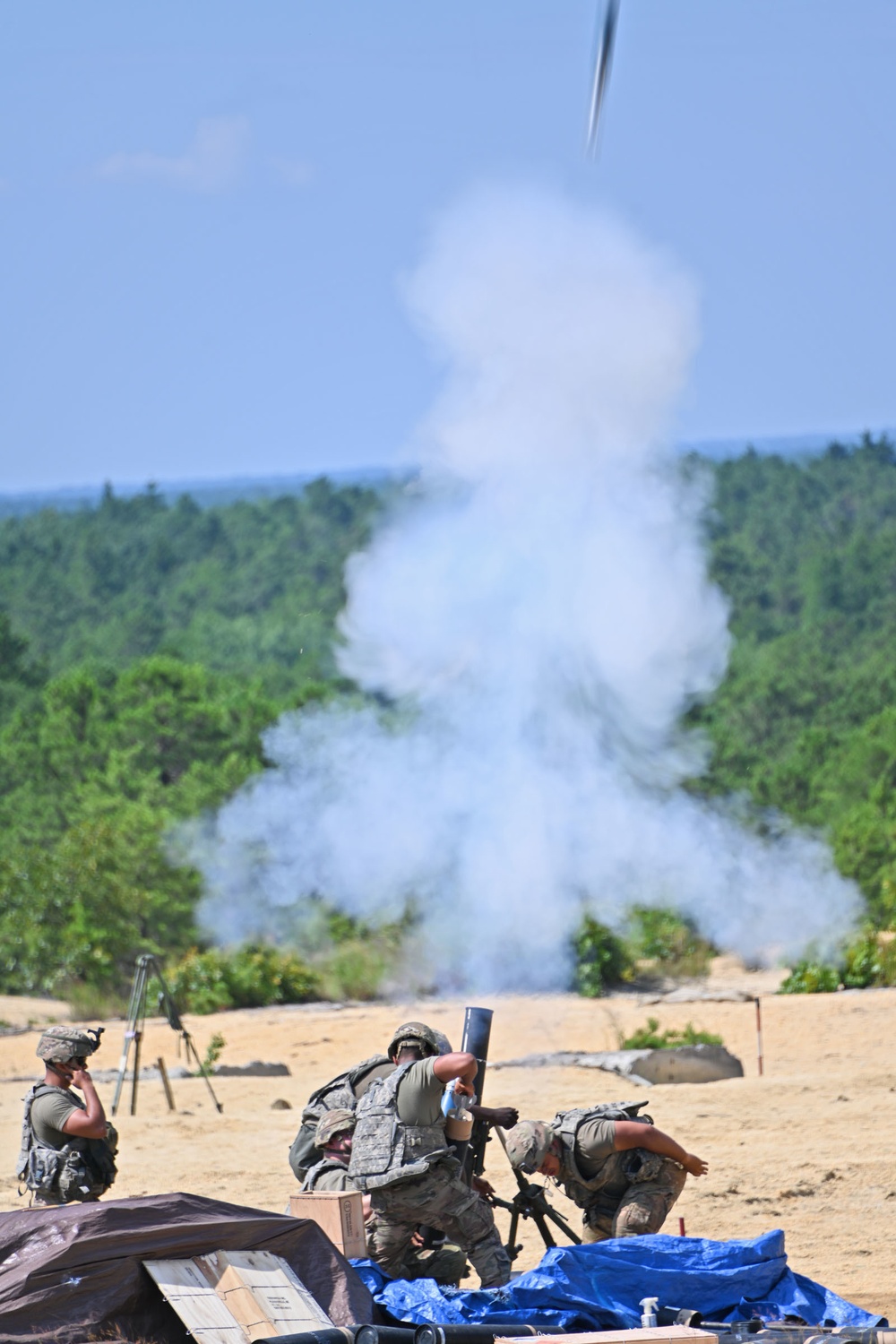 Fort Dix –  RG 59C - 1st BN 102nd INF “Mortar Live Fire” – 19 July 2022